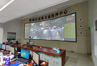 湖南某市交警支隊監控中心 湖南某市交警支隊監控中心